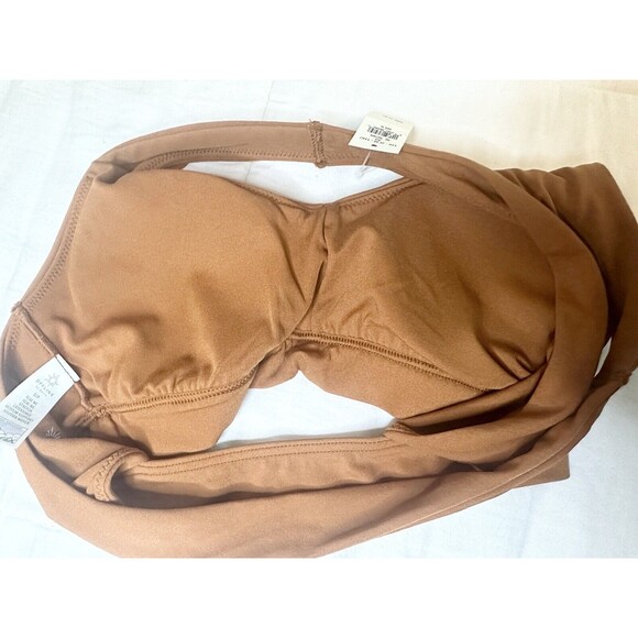 OFFLINE By Aerie Real Me Medium Support Padded Bra Burnt Orange SMALL NWT - Picture 3 of 8